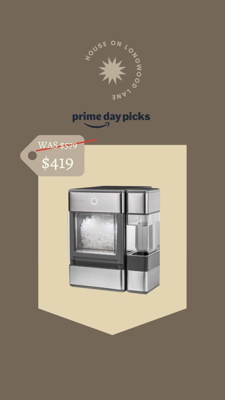 Prime Day Early Access Sale Picks. GE Profile Opal. Countertop Nugget Ice Maker with Side Tank. 28% OFF, you save $160! #prime

#LTKmens #LTKsalealert #LTKSeasonal