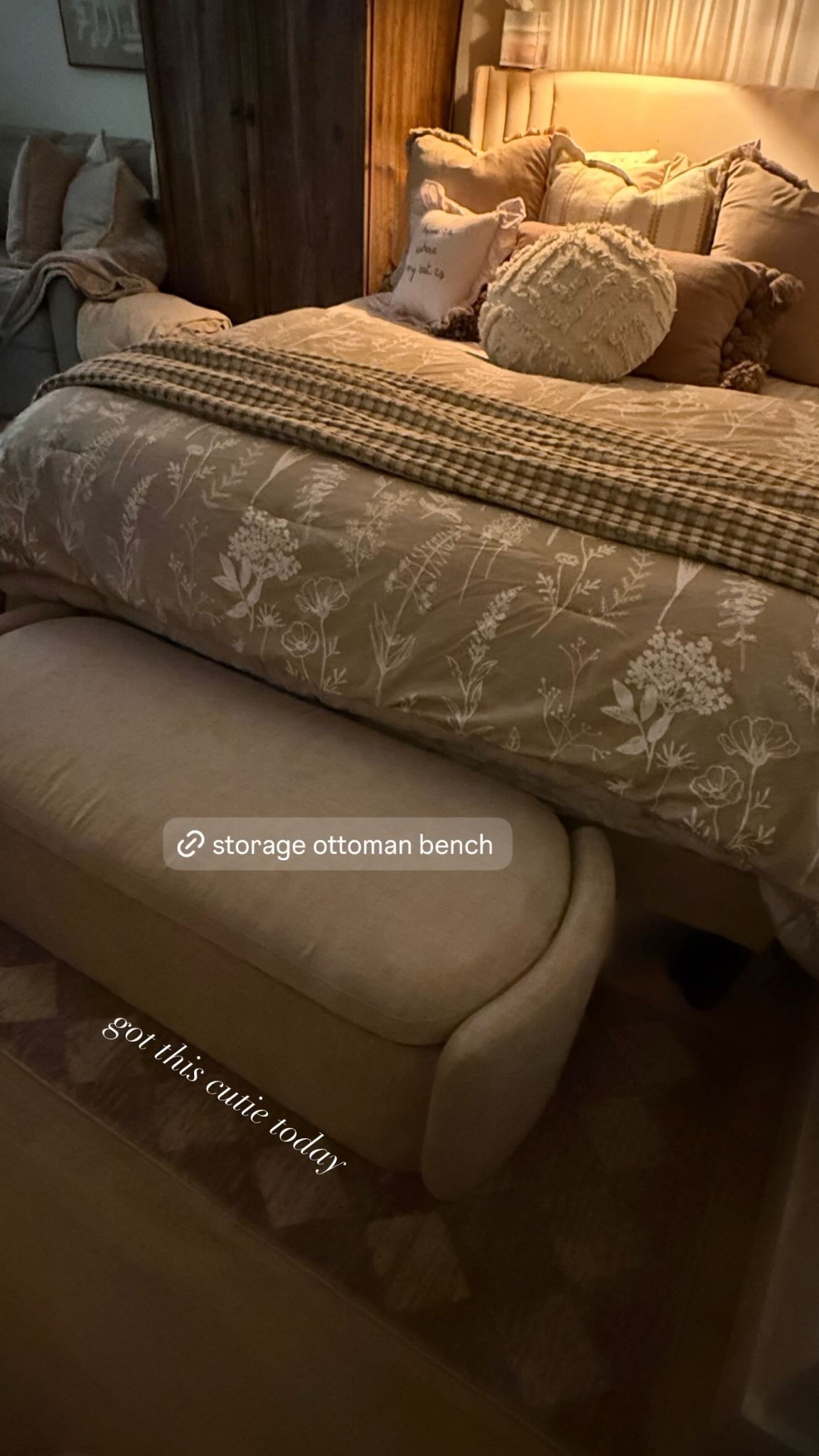 How pretty is this storage ottoman bench! It holds so much! 

#LTKSaleAlert #LTKdayinmylife #LTKHome