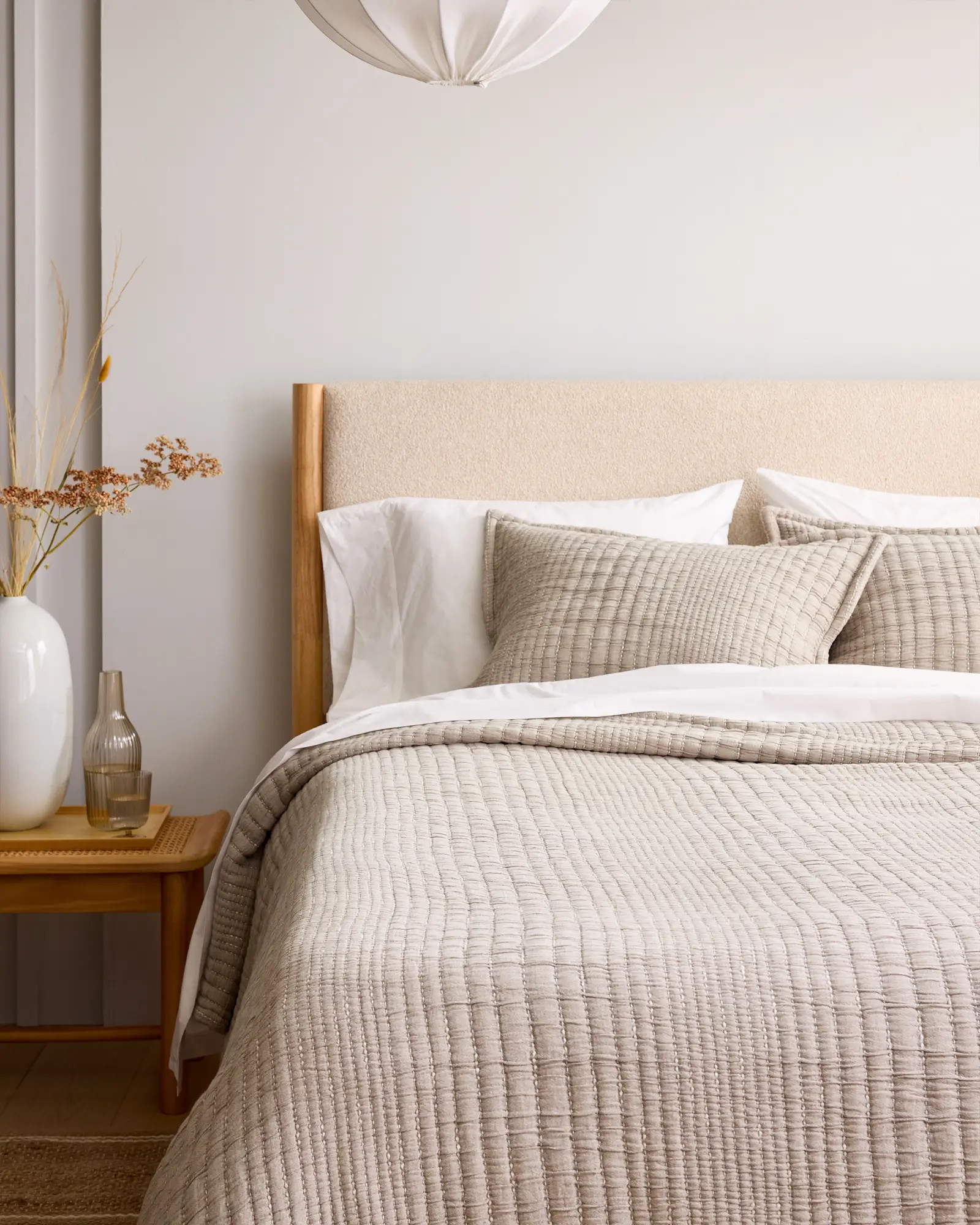 Organic Cotton Channel Stitch Coverlet | Quince