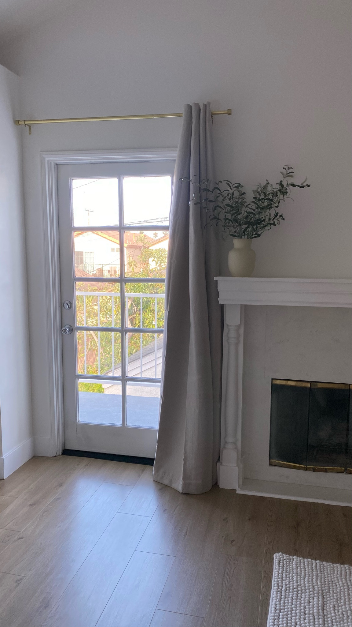 New Rod/Curtain update on our master bedroom 🪟👌

Curtain color: Bone 

#LTKU #LTKHome