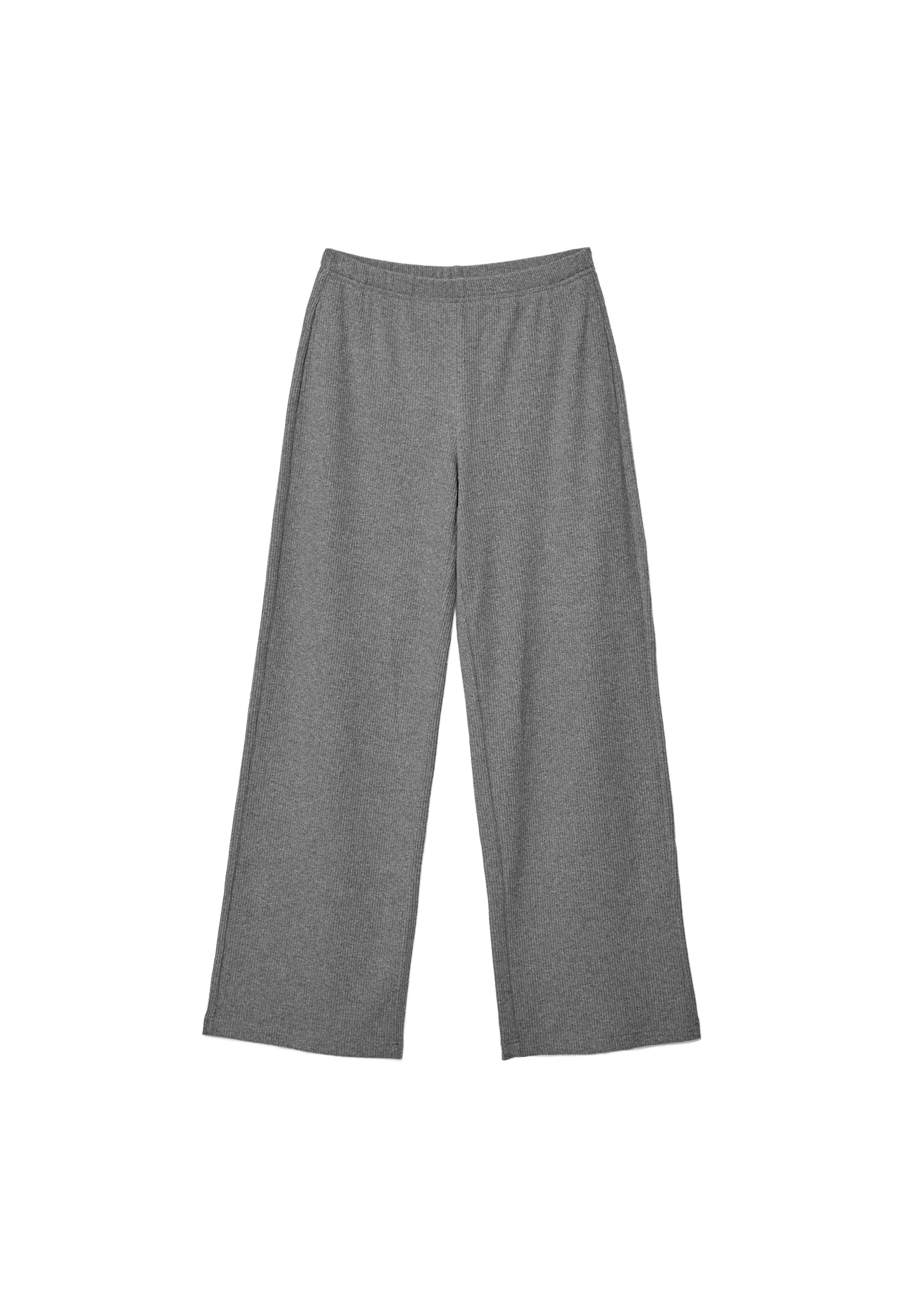 Long knit trousers - Women's fashion | Stradivarius United Kingdom | Stradivarius (UK)