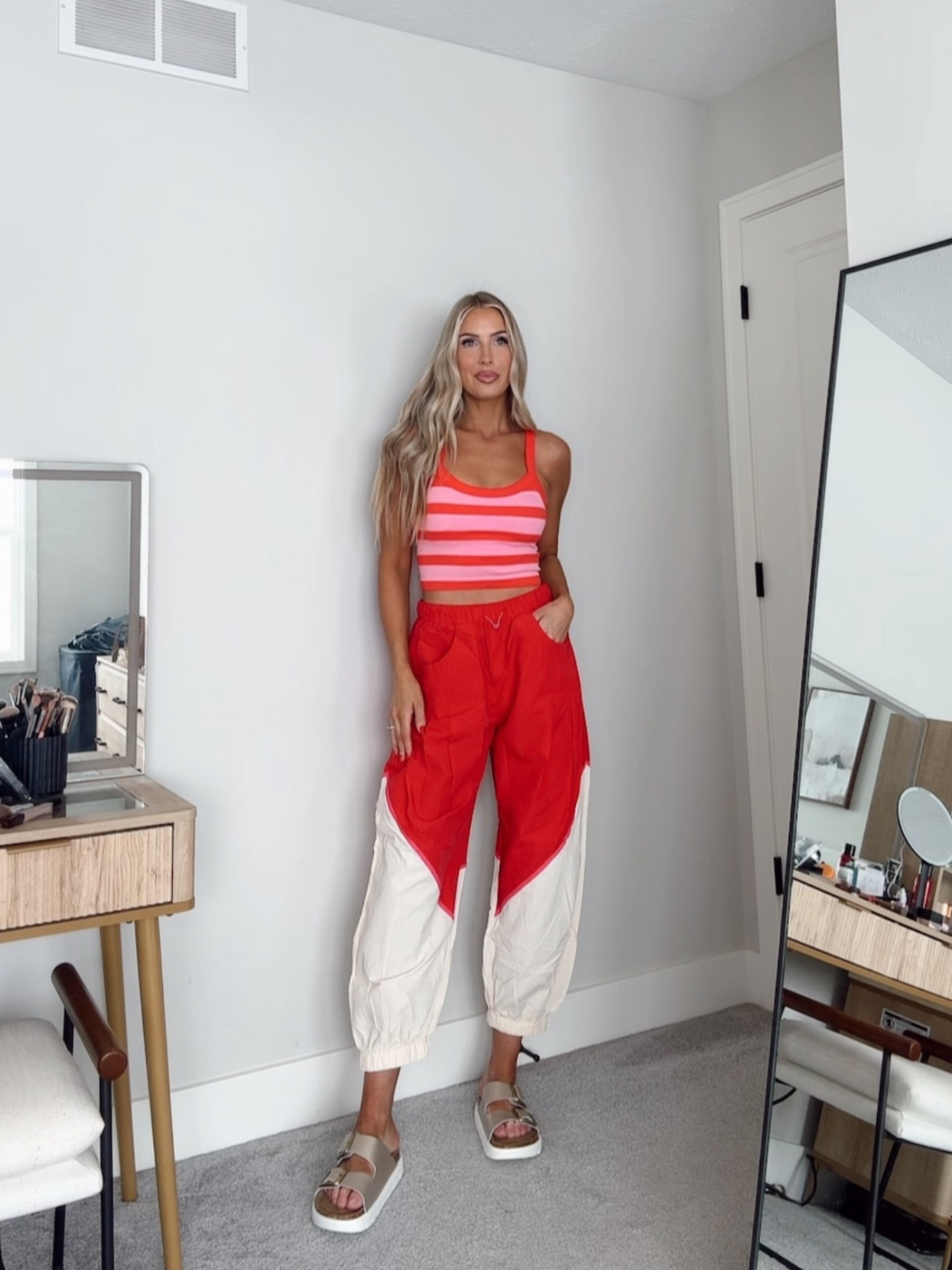 Wearing a a size S in the top & M in the pants 

#LTKActive #LTKSeasonal #LTKTravel