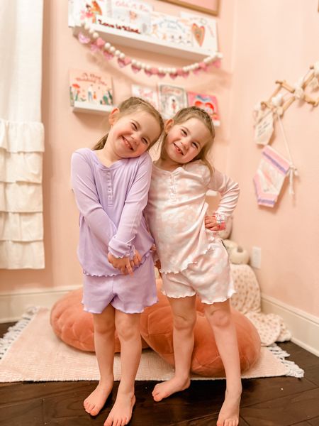 Such cute ribbed pajama sets for girls at Walmart! 

#LTKfamily #LTKkids