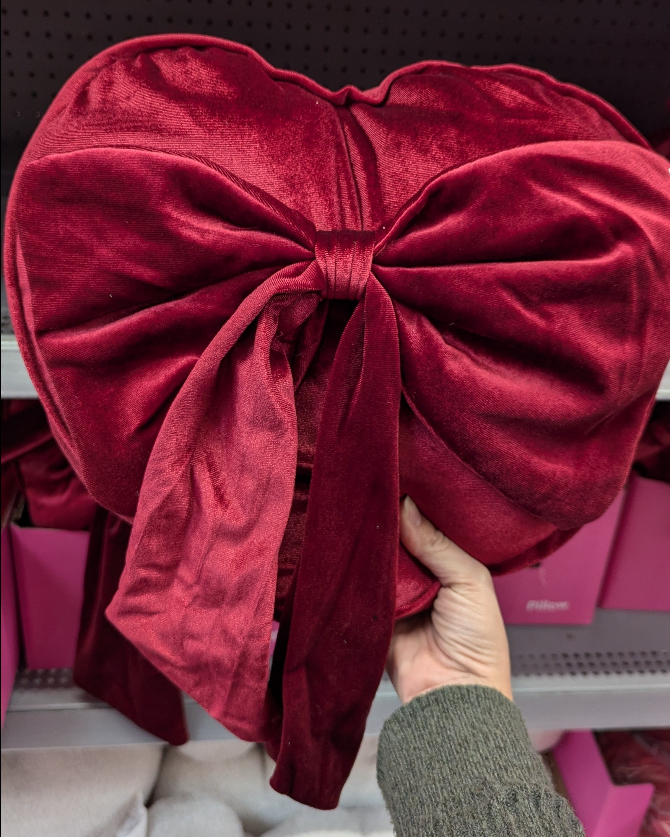 Beautiful heart pillow at Walmart! Only $9.97!!!! So pretty and elegant for Valentine's Day decor in your home! #Valentinesday #heart

#LTKHome