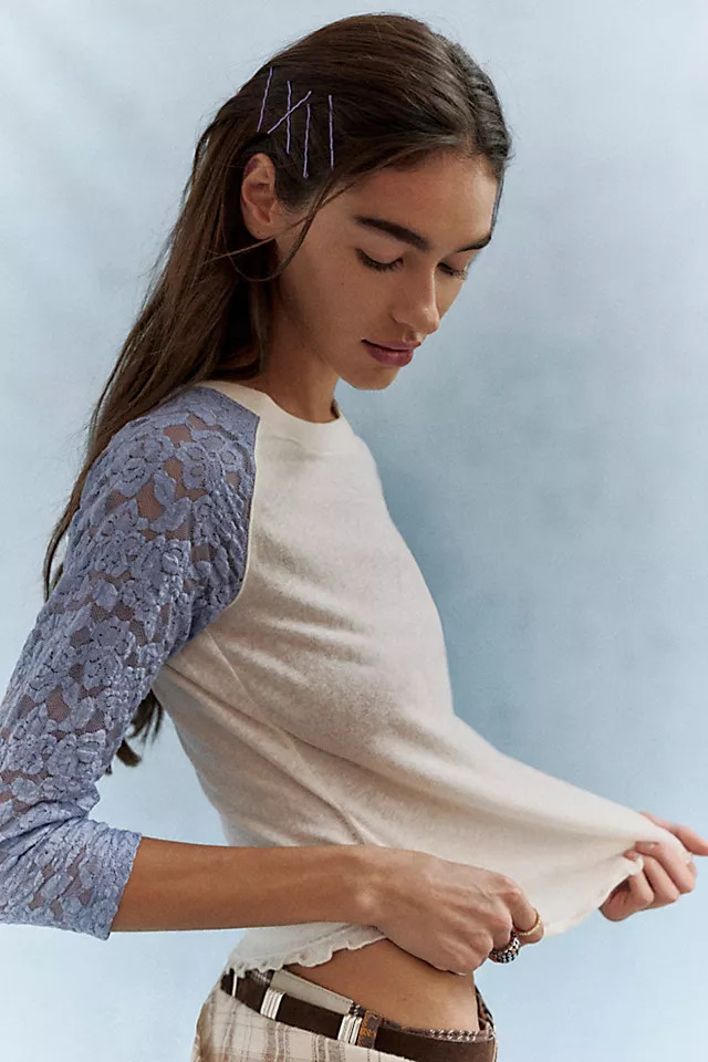 Lacey Raglan Top | Free People (Global - UK&FR Excluded)