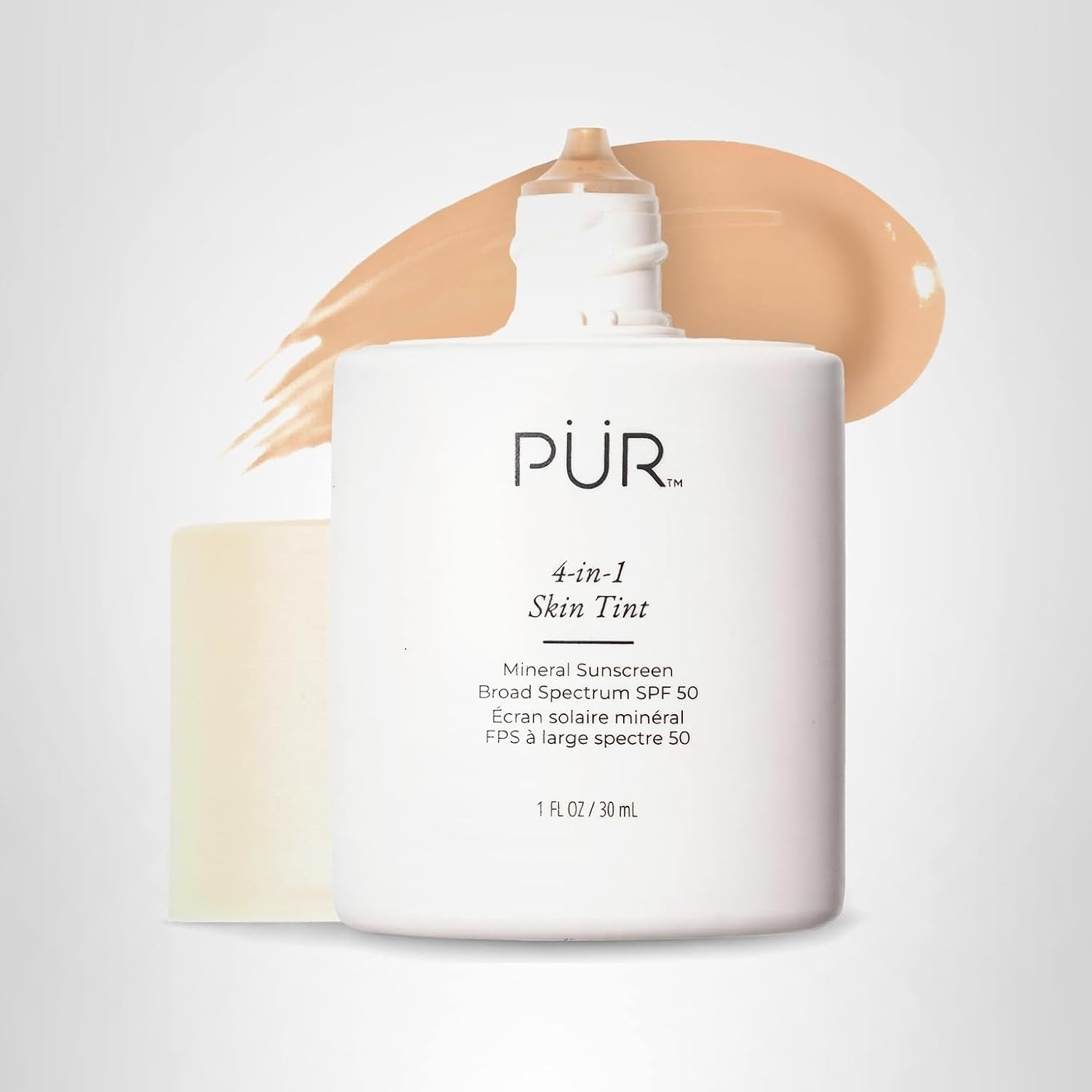 PÜR MINERALS Tinted Sunscreen for Face, 4-in-1 Skin Tint - Broad Spectrum Mineral Sunscreen, SPF... | Amazon (US)