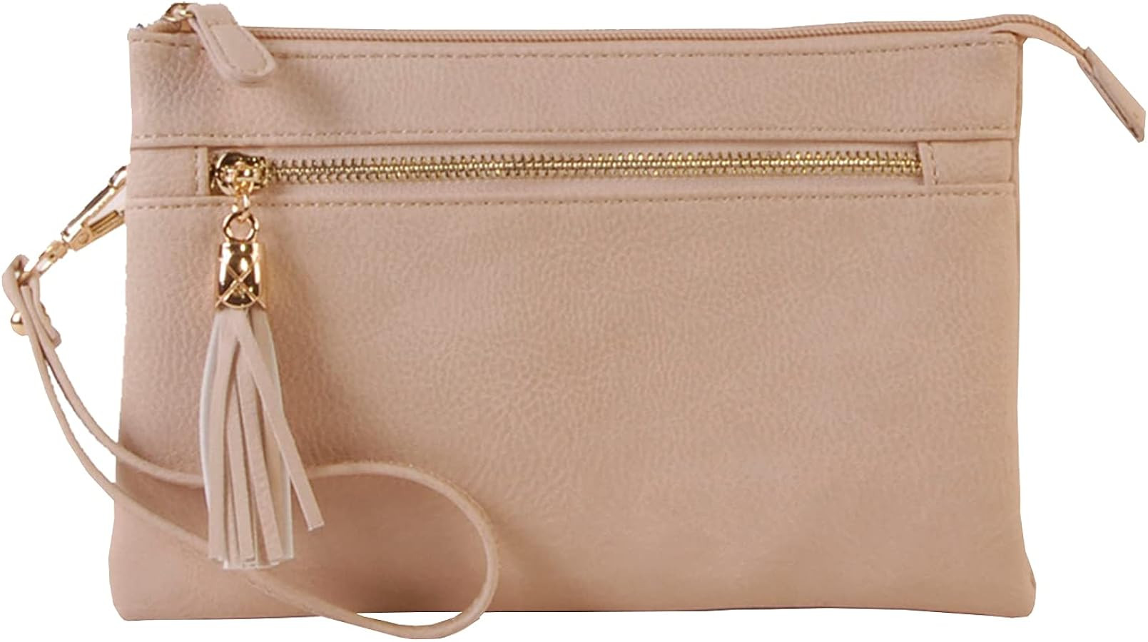 Solene Women's Lightweight Multi Compartment Wristlet Clutch Wallet Crossbody Bag | Amazon (US)