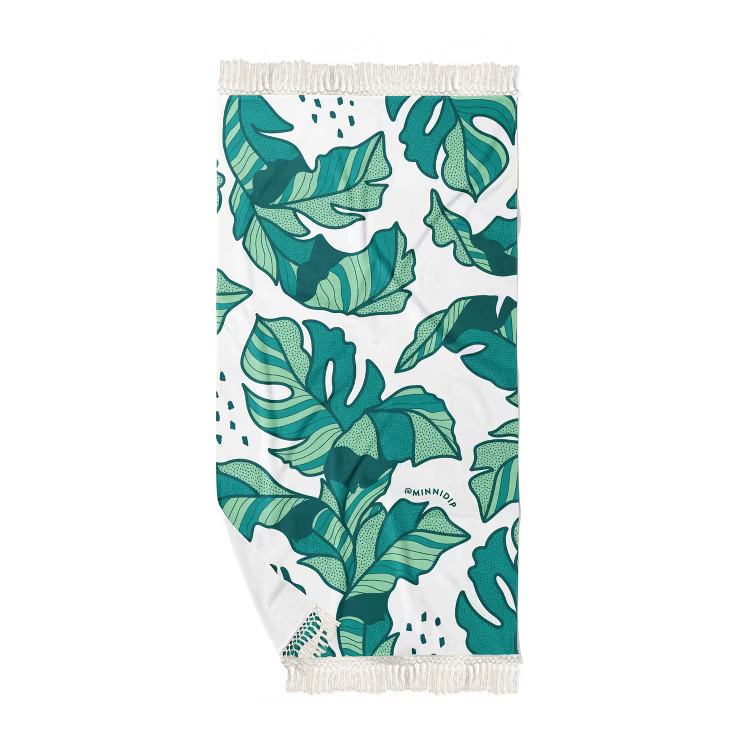 MINNIDIP Towel - Banana Leaves | Target