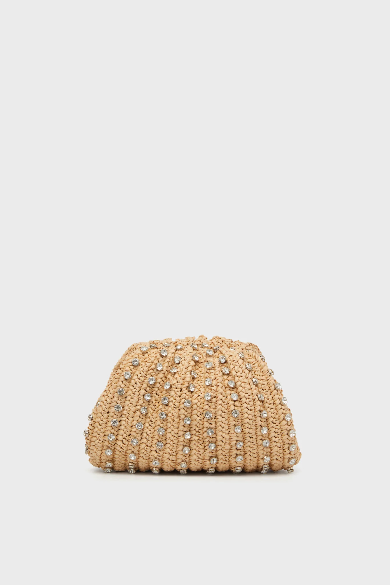 Crochet Natural Raffia Bailey Clutch | Tuckernuck (US)