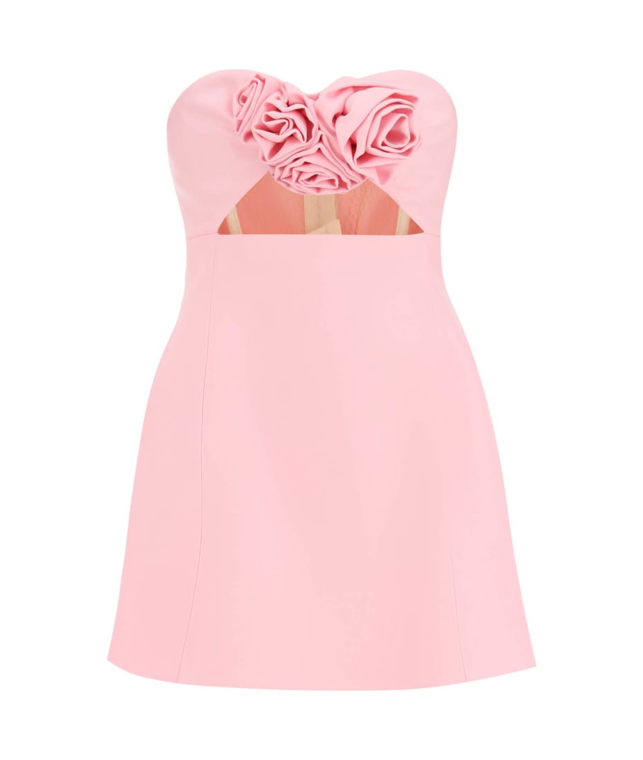 Cut-out Rose Applique Mini Dress | Italist.com US