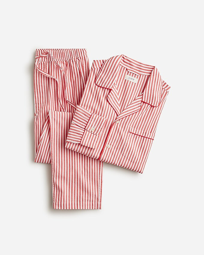 Pajama set in cotton poplin | J. Crew US