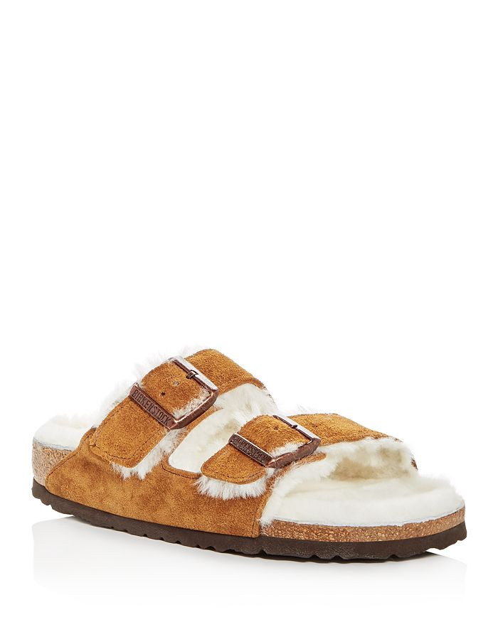Birkenstock Women's Arizona Shearling Slide Sandals Back to Results -  Shoes - Bloomingdale's | Bloomingdale's (US)