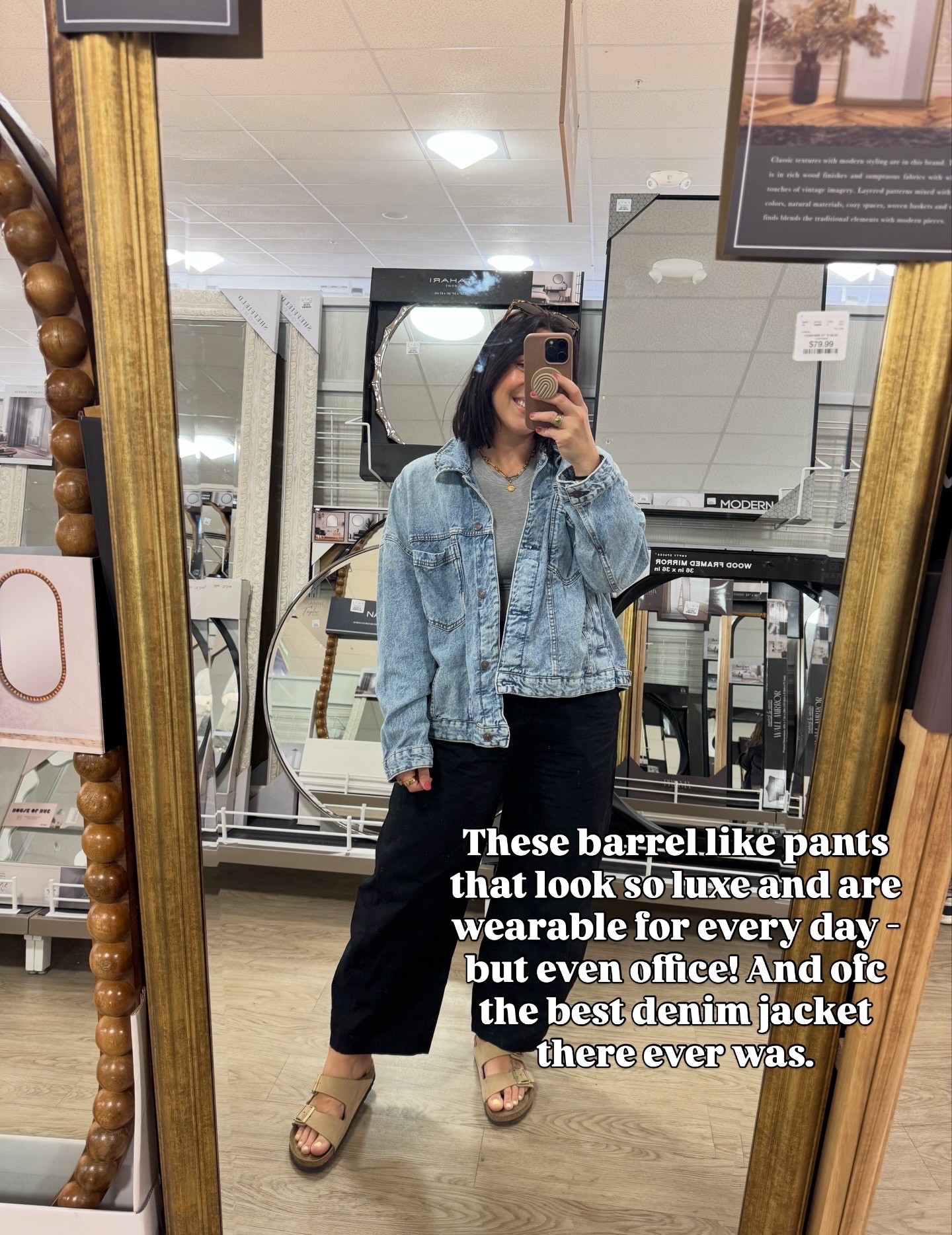 My everyday uniform, this jean jacket has been in my closet for years - it's the best. Barrel pants so stretchy and cute! 

#LTKgrwm #LTKSeasonal #LTKootd