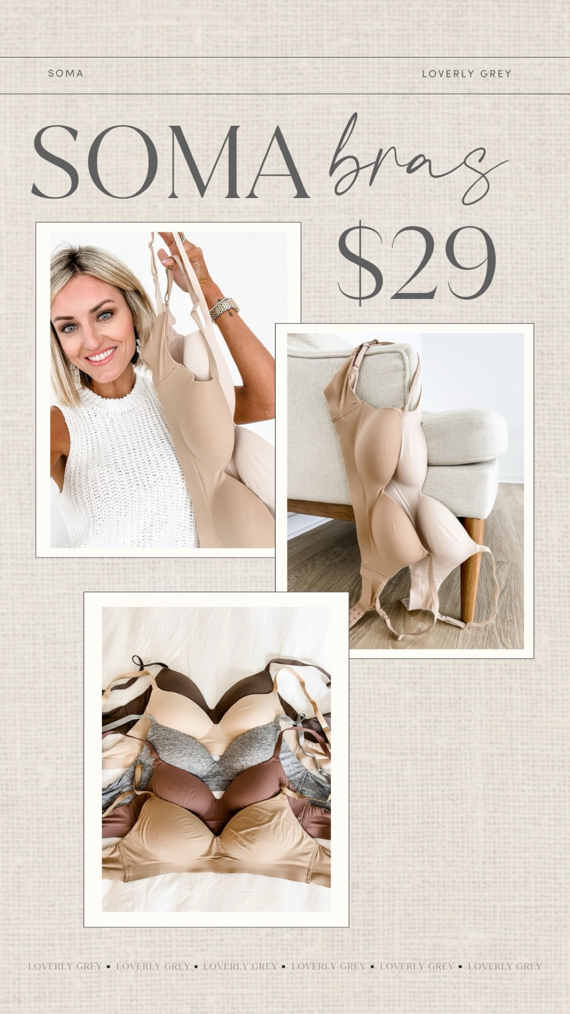My favorite bra is on sale for $29! 👏🏼 A great time to stock up! 

Loverly Grey, bra finds, wireless bra, everyday bra, comfortable bra 

#LTKFindsUnder50 #LTKSaleAlert #LTKStyleTip