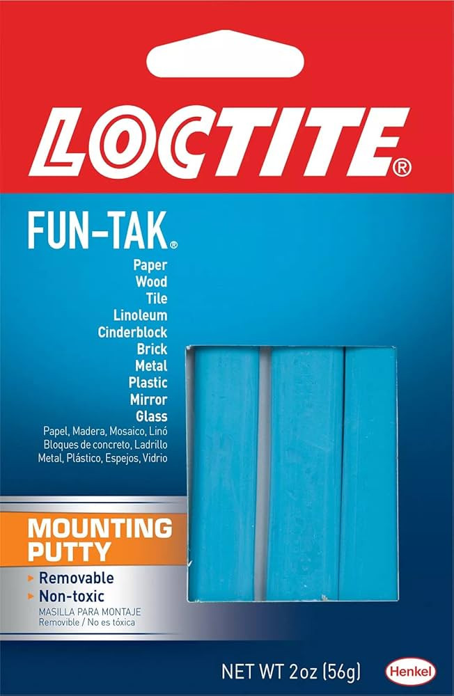 Loctite Fun-Tak Mounting Putty, 2 oz, 1, Wallet | Amazon (US)