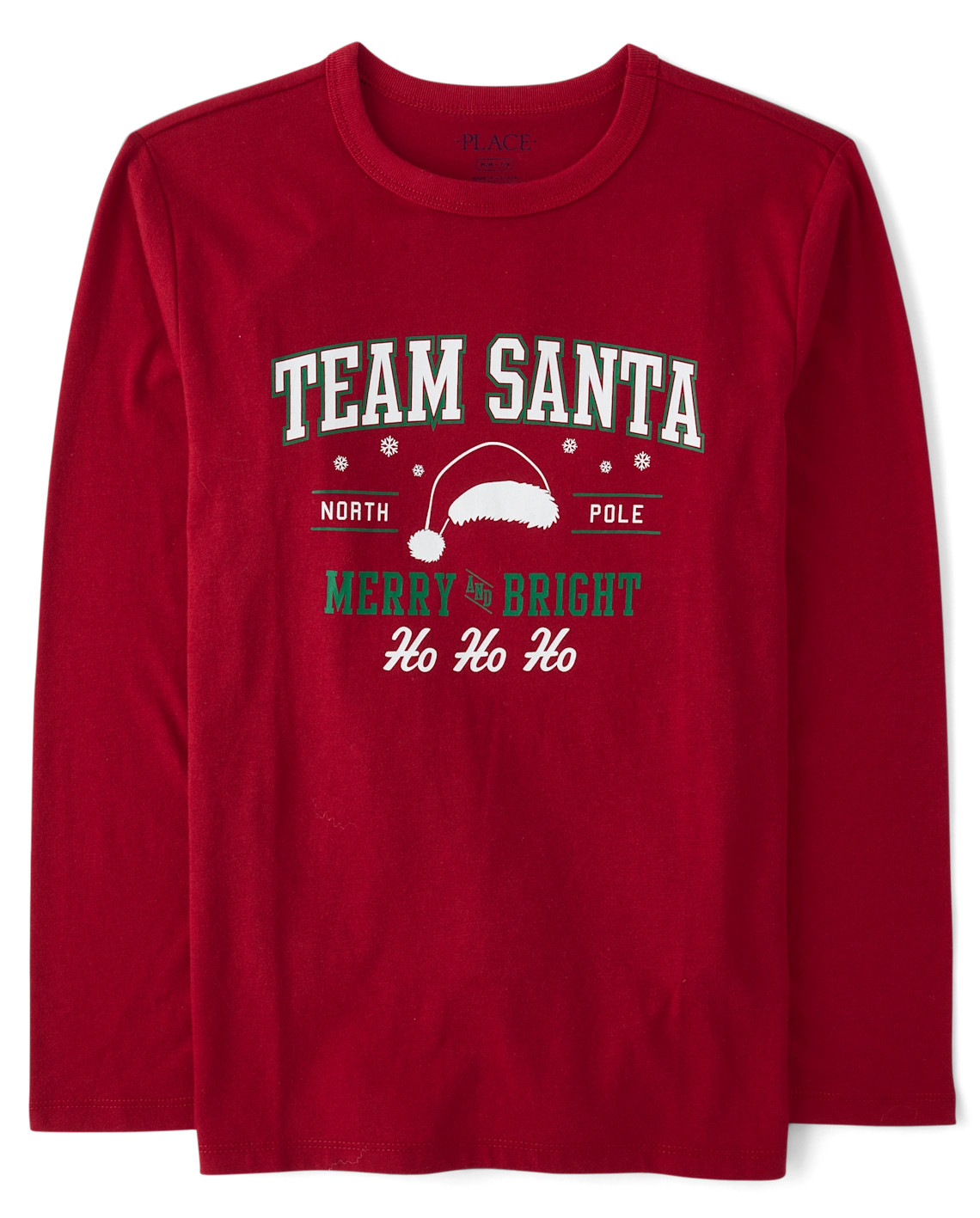 Kids Matching Family Team Santa Graphic Tee - red | The Children's Place