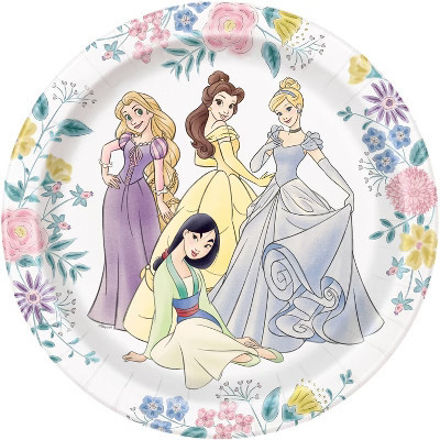 Disney Princess 9" 8ct Paper Party Dinner Plates | Target