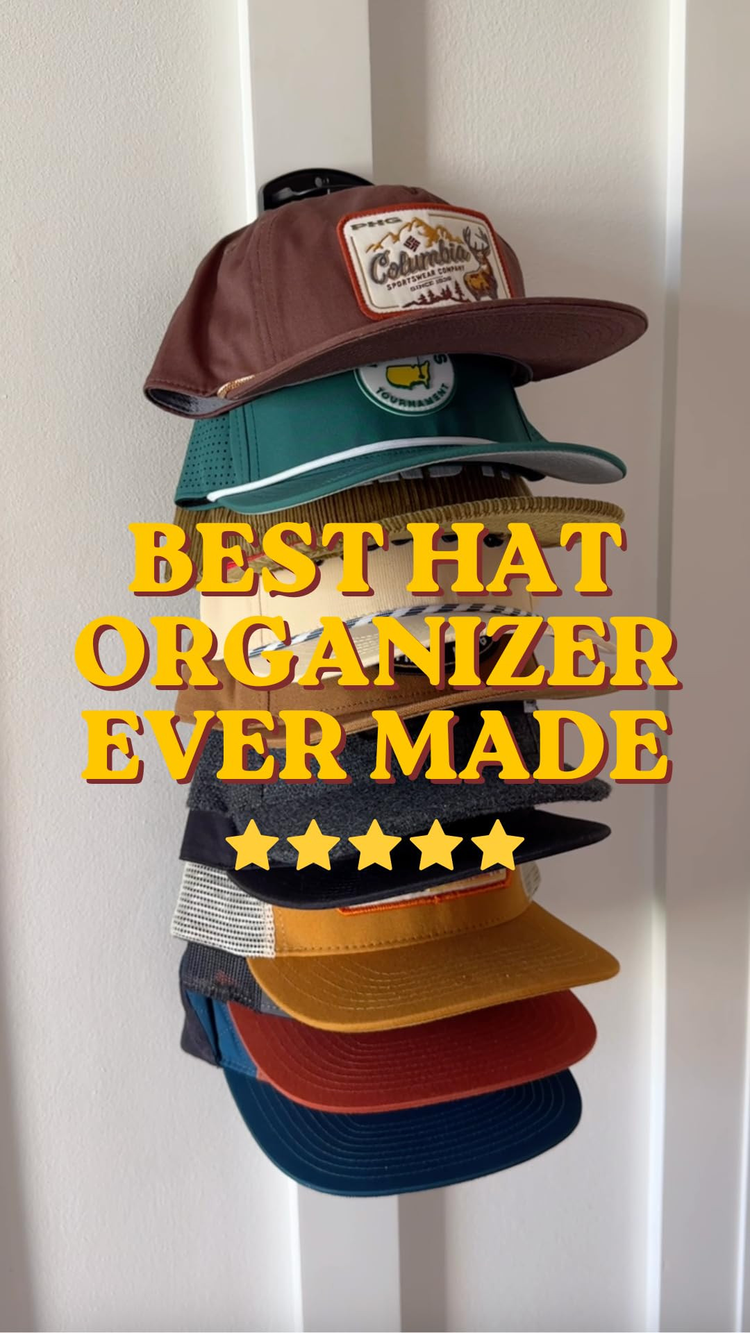 The best hat organizer ever made! Great gift for your favorite guy / kid / father / dad / uncle!! 

 #LTKHome #LTKMens