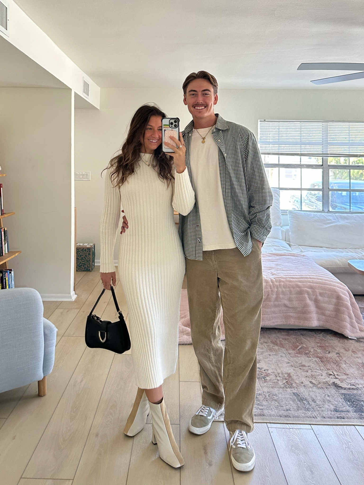 church fit! this dress got SO many compliments - it’s SO soft and flattering
Size: XS 
Joshs top is linked!

#LTKworkwear #LTKstyletip #LTKSeasonal