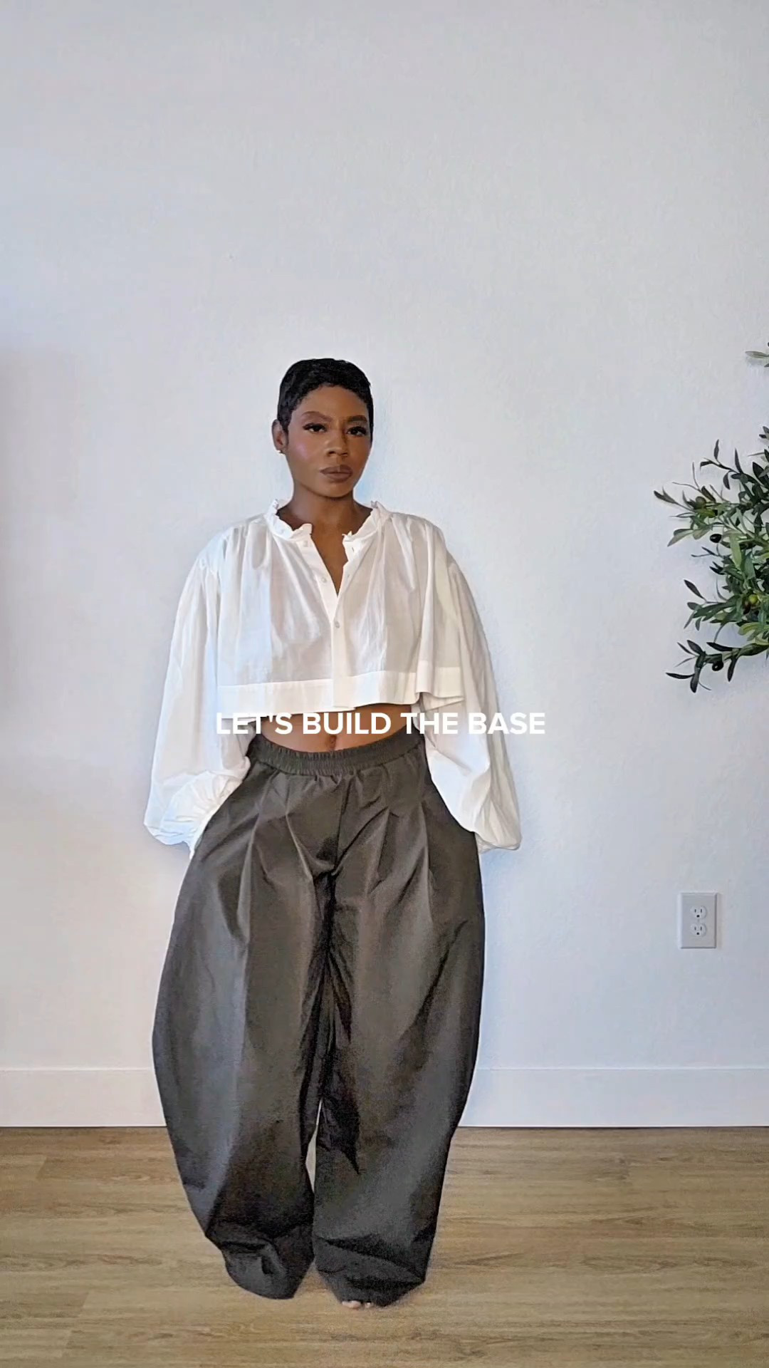Cropped Top & Wide Leg Pants | Casual Streetwear Outfit 

#LTKgrwm #LTKPetite #LTKootd