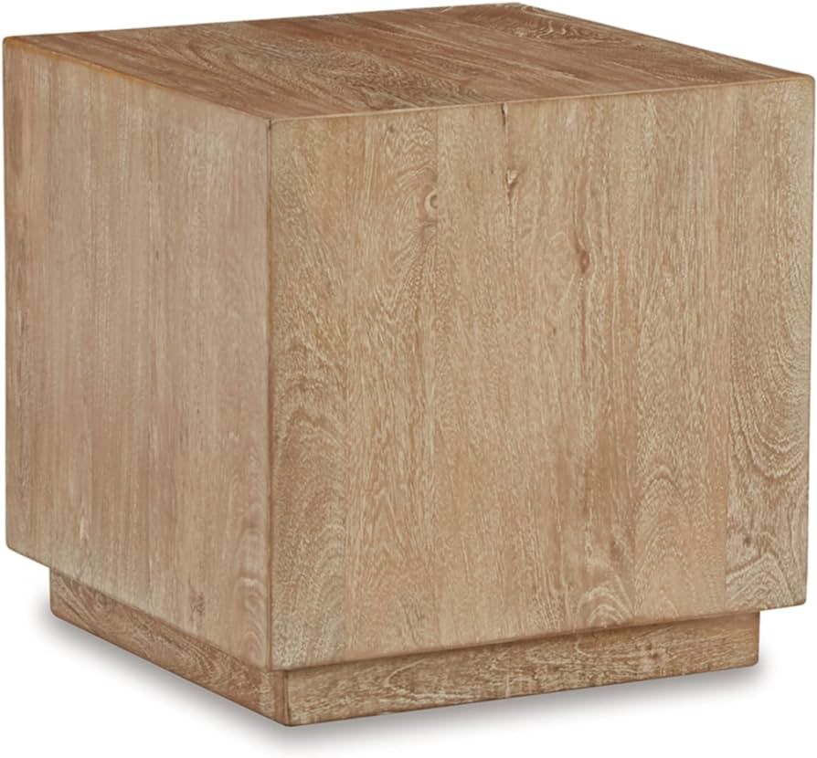 Signature Design by Ashley Belenburg Modern Square Accent Table, Brown | Amazon (US)