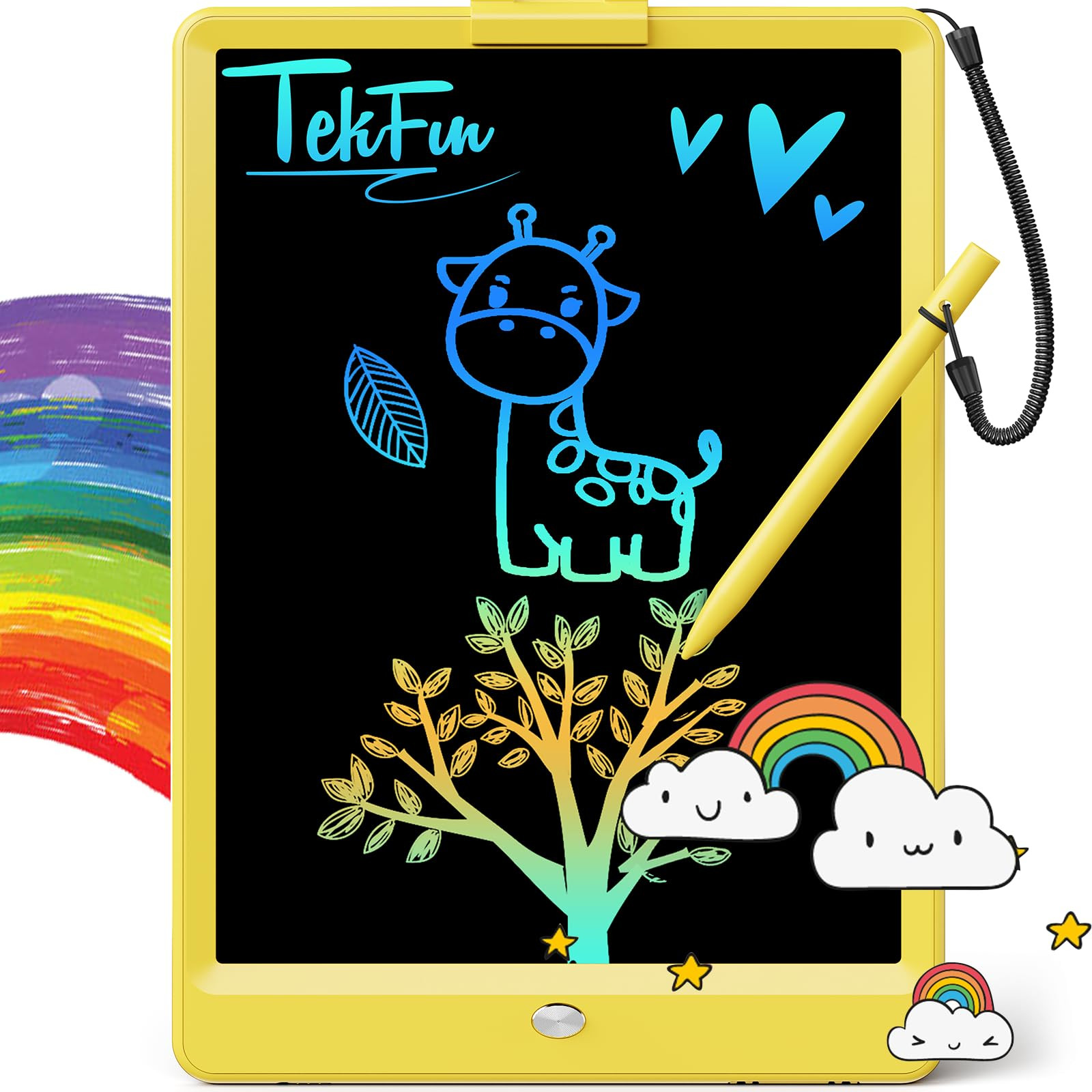 TEKFUN Toys for Girls Boys 10IN LCD Writing Tablet, Magic Doodle Board with Anti-Lost Stylus, Mes... | Amazon (US)