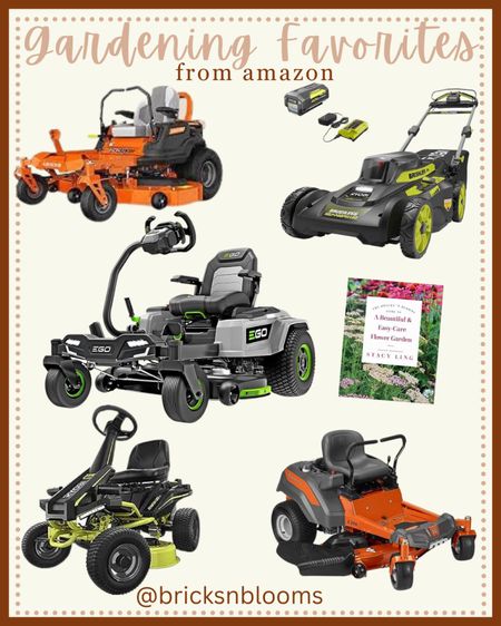Gardening Favorites From Amazon for an Easy Care Low Maintenance Garden 

Lawn mowers, lawn care, gardening books, fall garden care

#LTKhome #LTKSeasonal #LTKfamily
