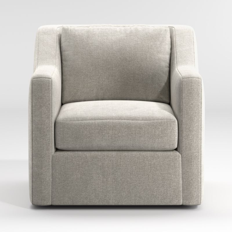 Notch Swivel Chair + Reviews | Crate & Barrel | Crate & Barrel
