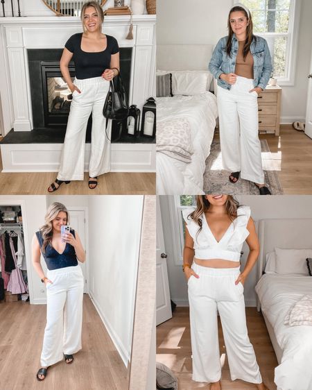 Ways to wear linen pants. My go to summer pants. They’re are a must for vacation too! Pants on sale for $14!!! I 

#LTKunder50 #LTKsalealert #LTKstyletip