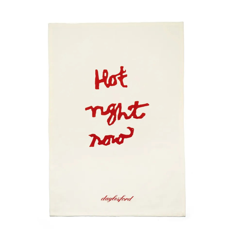 Hot Right Now Tea Towel | Daylesford Organic