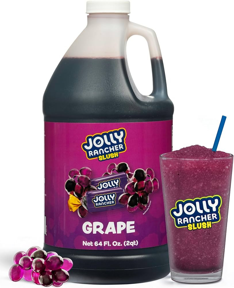 JOLLY RANCHER® Grape Beverage Mix – Fruit Flavor Slushie Mix for Machine, 1/2 Gallon Bottle ... | Amazon (US)