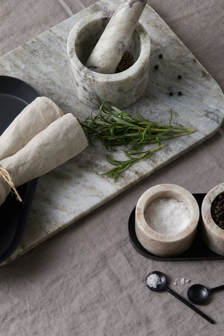 Small Marble Mortar and Pestle | H&M (US + CA)