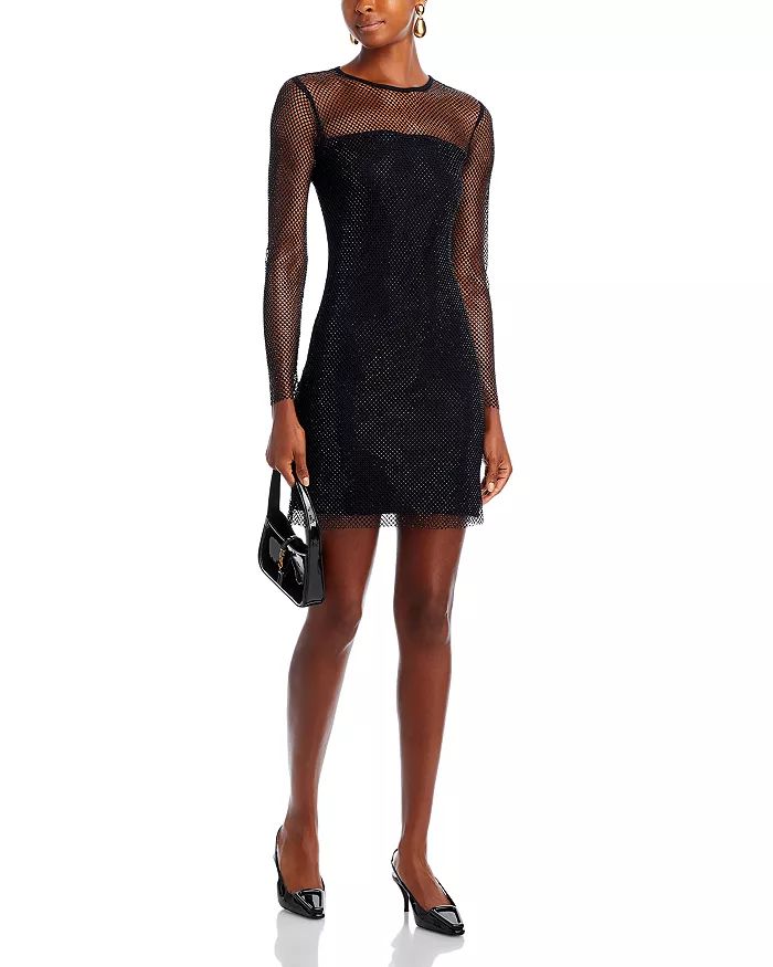 Long Sleeve Crystal Dress - 100% Exclusive | Bloomingdale's (US)
