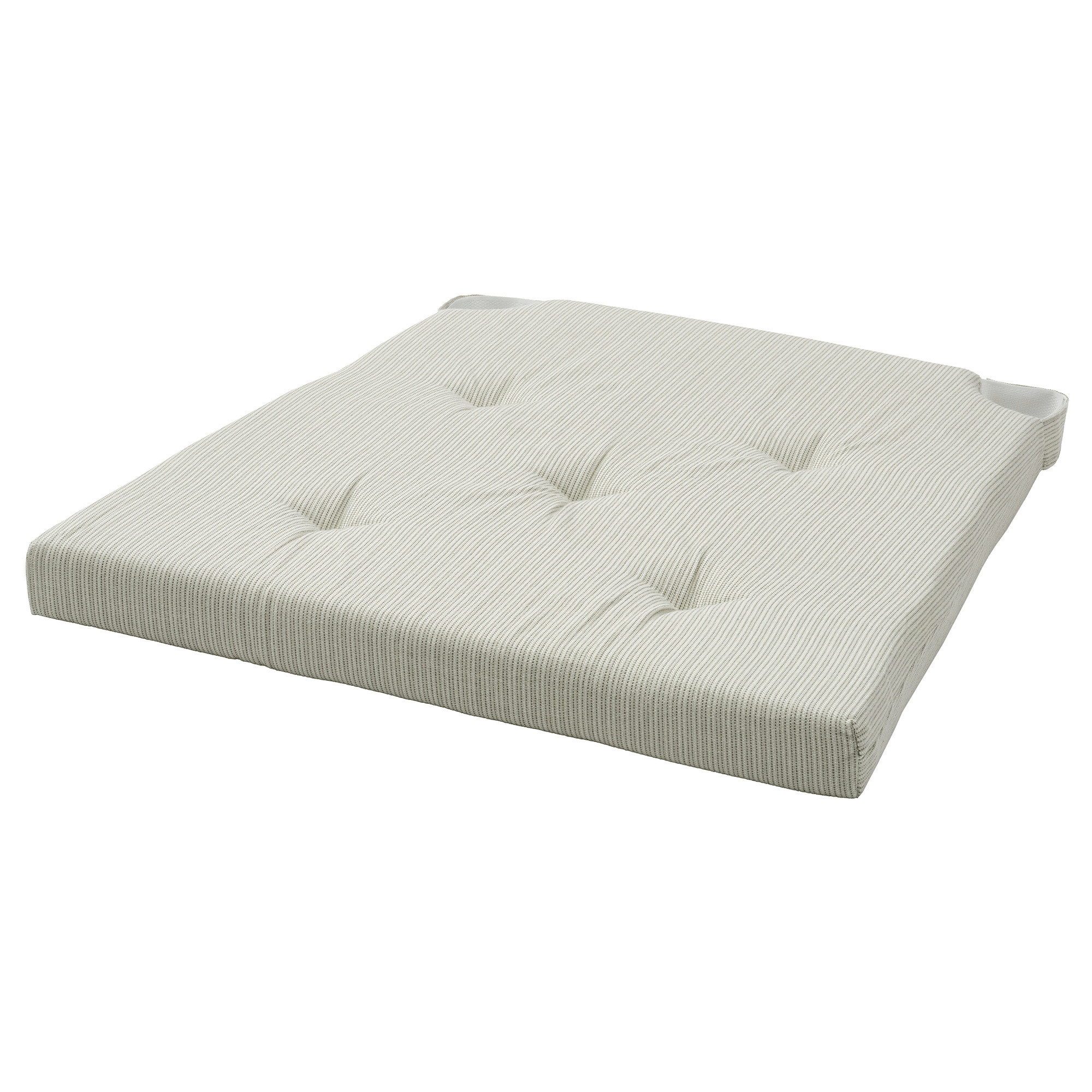 JUSTINA Chair pad, light green, 17/14x16x2 " | IKEA US