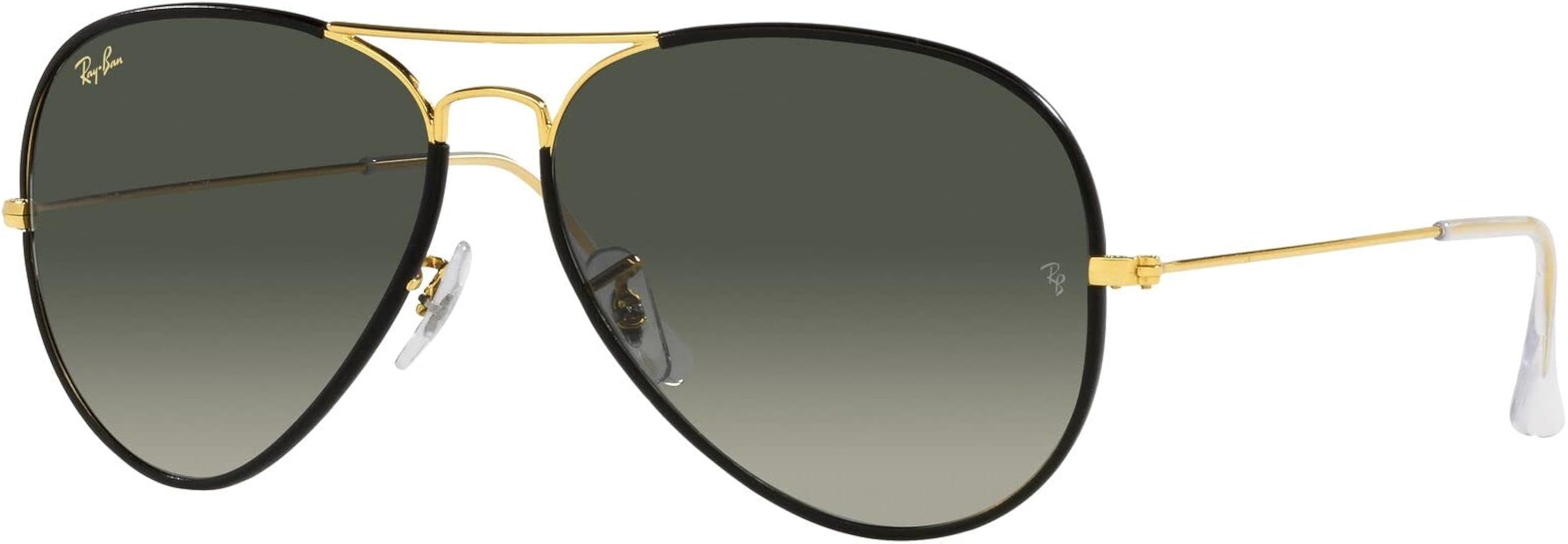 Ray-Ban Rb3025jm Classic Full Color Metal Aviator Sunglasses | Amazon (US)