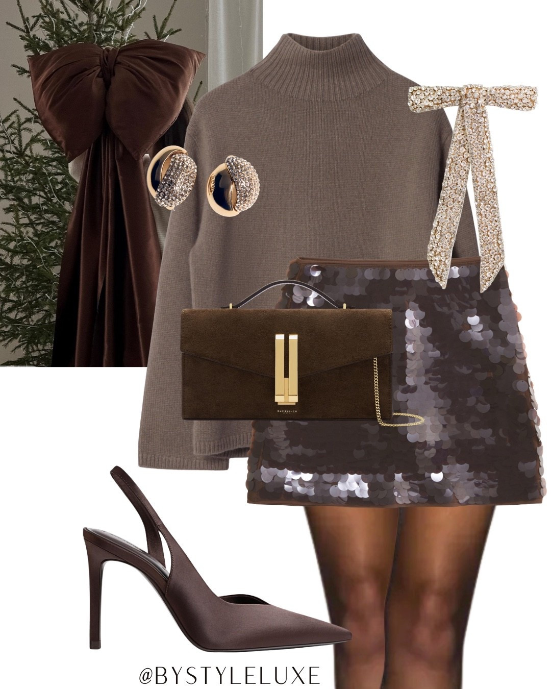 PARTYWEAR - styling my fave brown sequin skirt 

#christmasoutfit #sequin #sequinskirt 

#LTKwinter #LTKfestive #LTKpartywear