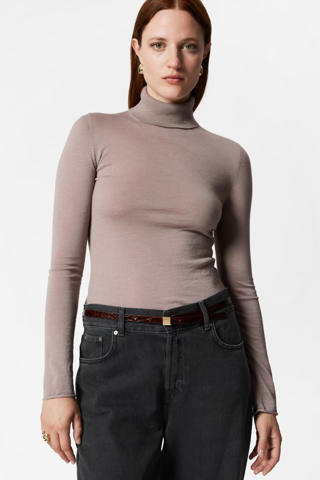 Rollkragenpullover aus Merinowolle | H&M (DE, AT, CH, NL, FI)