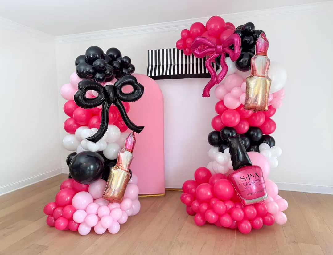 Makeup Balloon Garland Balloon Arch Makeup Birthday Party Decorations Glam Bachelorette Party Mak... | Etsy (US)