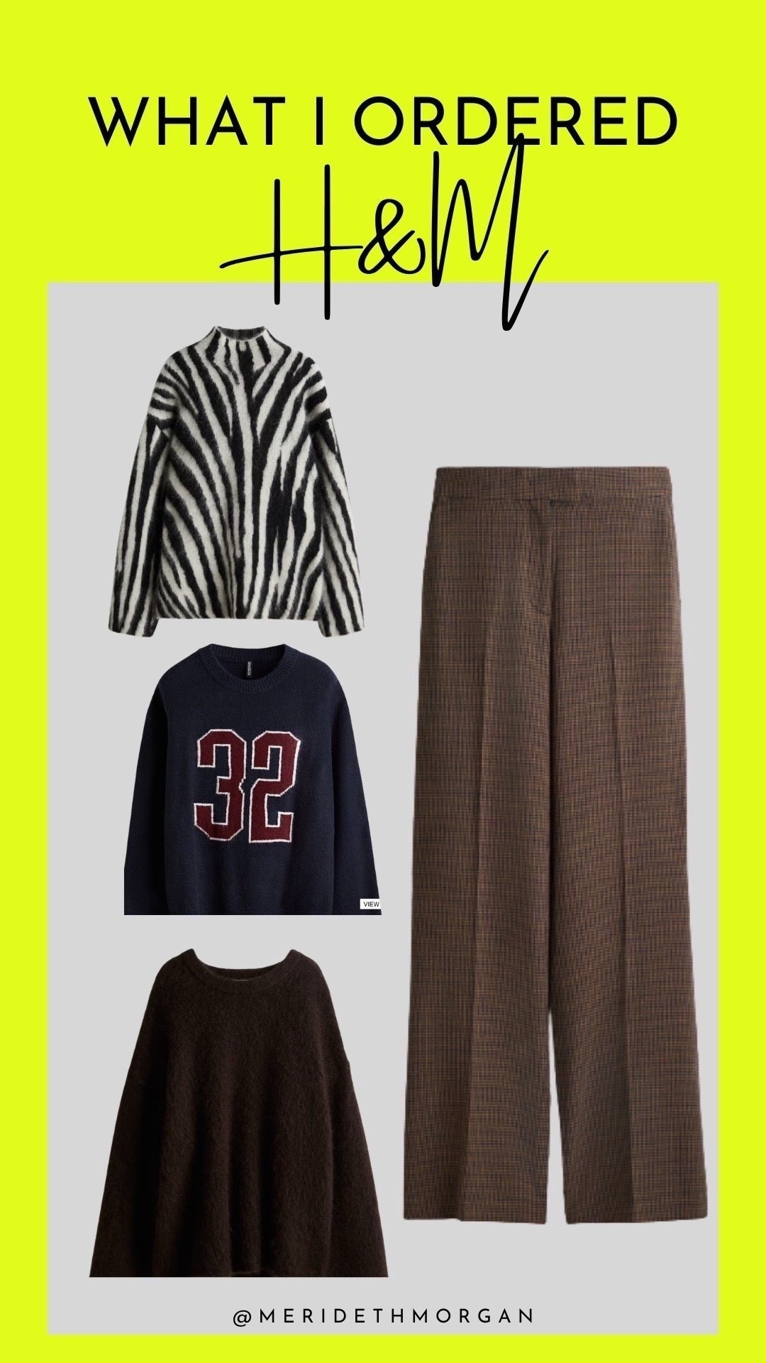 My recent order from H&M!! 🌟 ordered all in a size M

#LTKMidsize
