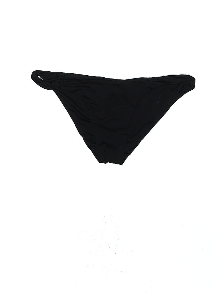 Beach Bunny Swimsuit Bottoms: Black Solid Swimwear - Size Medium | ThredUp
