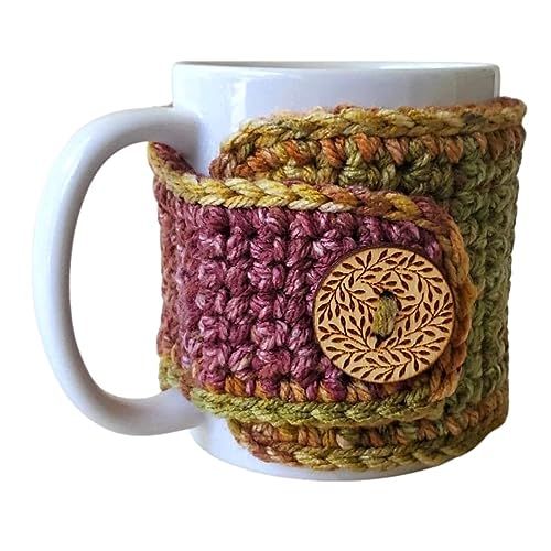 Fall Coffee Mug Cozy Sleeve, Autumn Sweater Wrap, Pumpkin Spice Inspired and Thanksgiving Cup Cov... | Amazon (US)