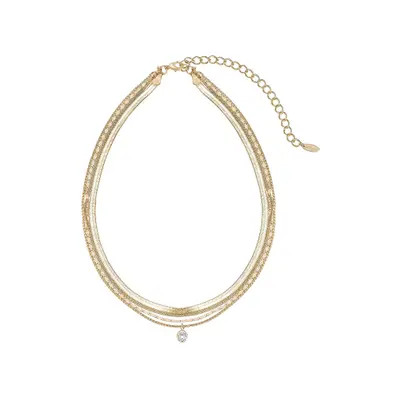 Ettika Layered Chain Pendant Necklace in Gold at Nordstrom | Nordstrom
