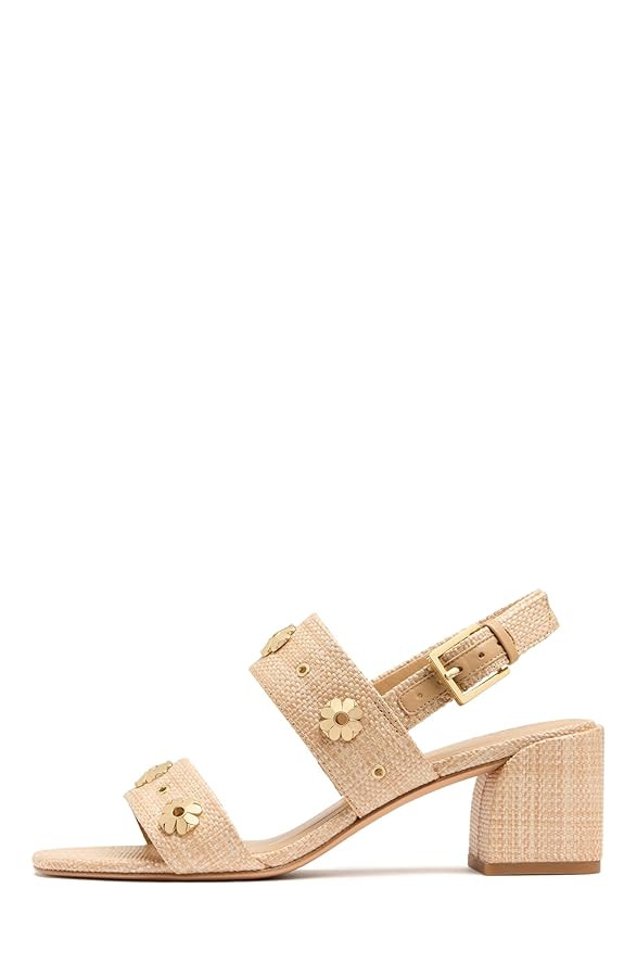 kate spade new york womens Spade Flower Stud Block Heel Sandal | Amazon (US)