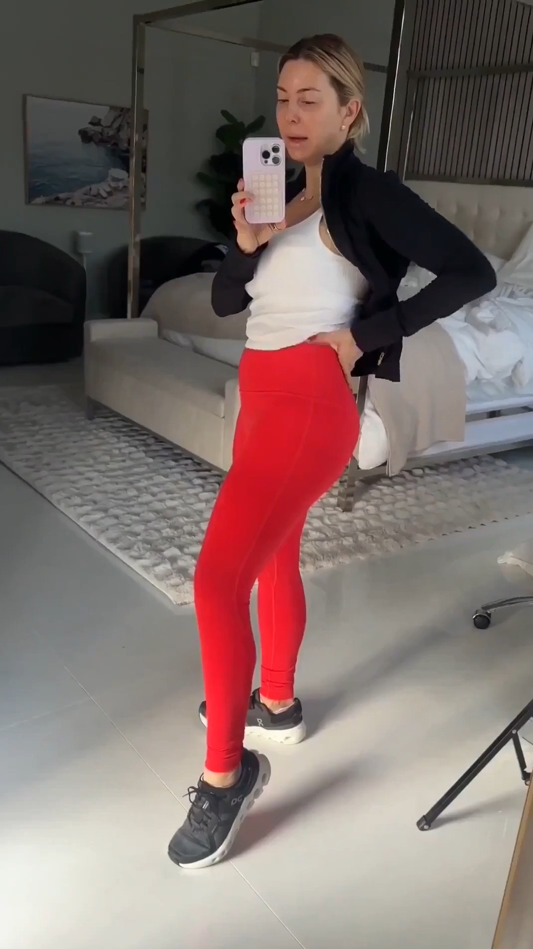 Workout OOTD! Pants size 6. Top I size up… it’s a little loose in the mid section )not skin tight! Shoes size down one whole size. Jacket size up. 




#LTKOver40 #LTKStyleTip #LTKFitness