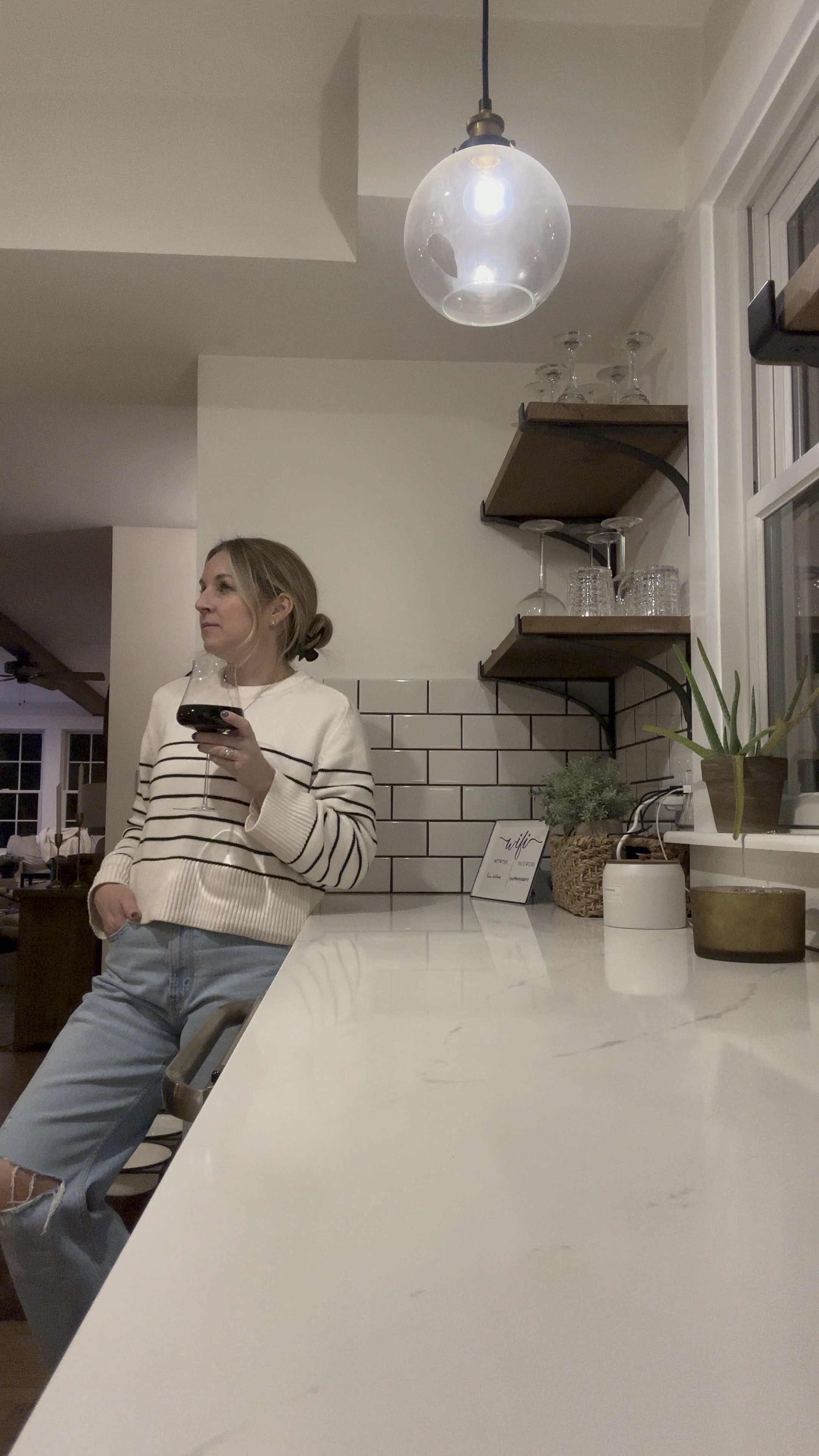 Me deciding on exactly how to decorate this entire house…again. Everything I can link is here! Shelves are custom pine, stained with special walnut. Small top and tts jeans in short  

#LTKSpringSale #LTKstyletip #LTKhome