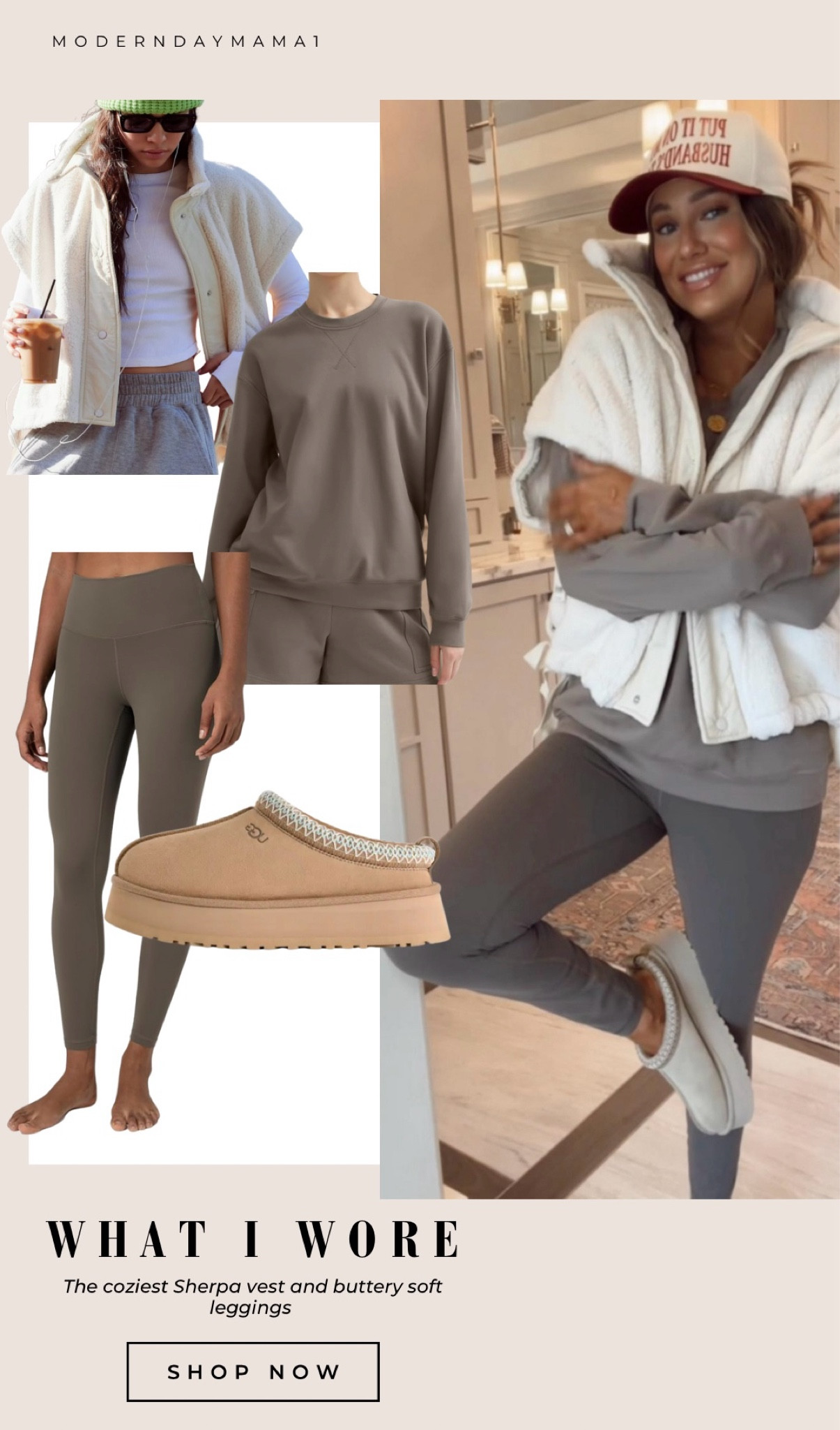 Coziest winter outfit love this Sherpa vest wearing a size small 

#LTKStyleTip #LTKFindsUnder100 #LTKSeasonal