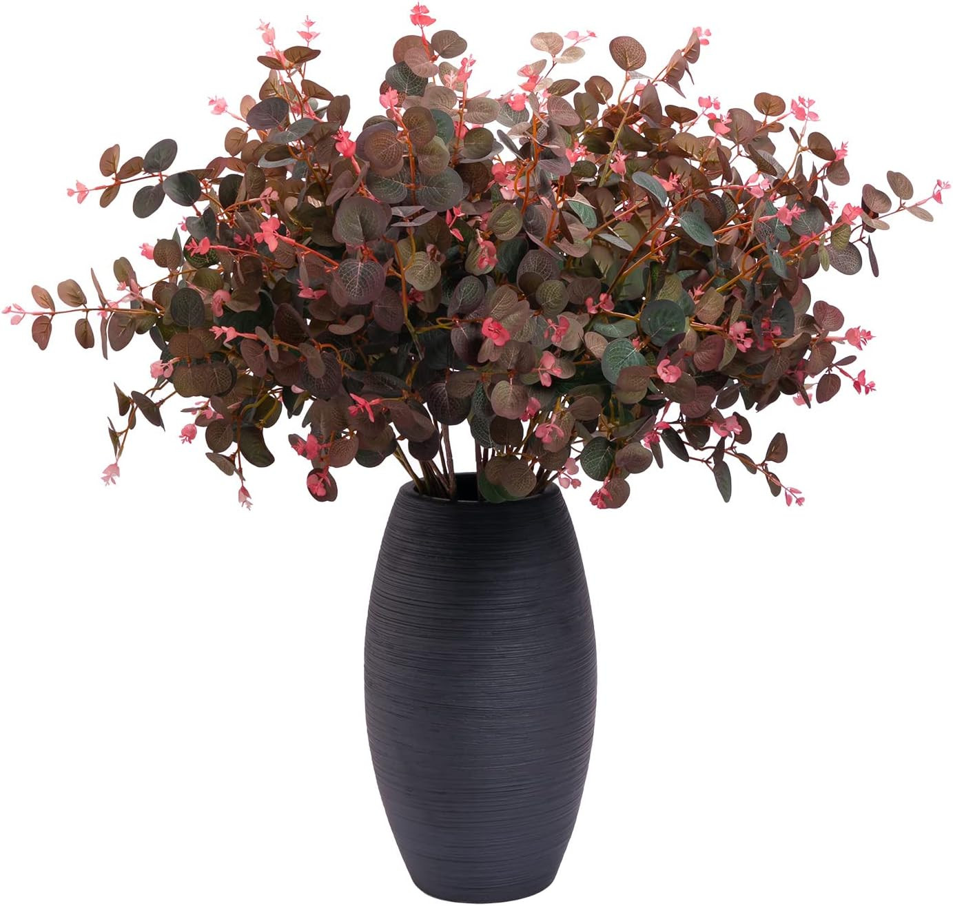 SHUOTAO 3Pcs Artificial Plants Silk Eucalyptus Stems Tall 29" Eucalyptus Branches Floral Arrangem... | Amazon (US)