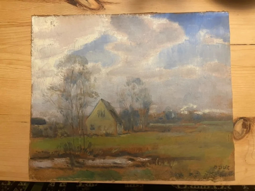 Ole W. Due Swedish Landskapp Painting 13.75 X 16.5 - Etsy | Etsy (US)