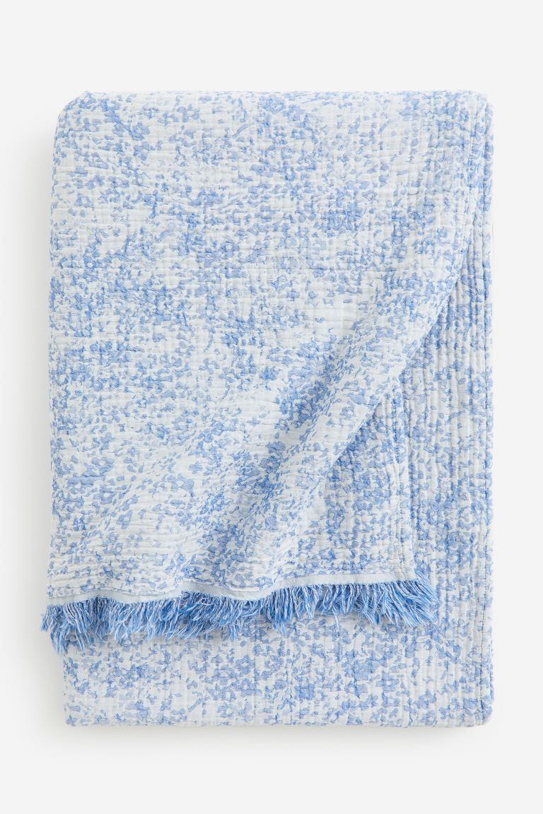 Patterned Cotton Bedspread | H&M (US + CA)