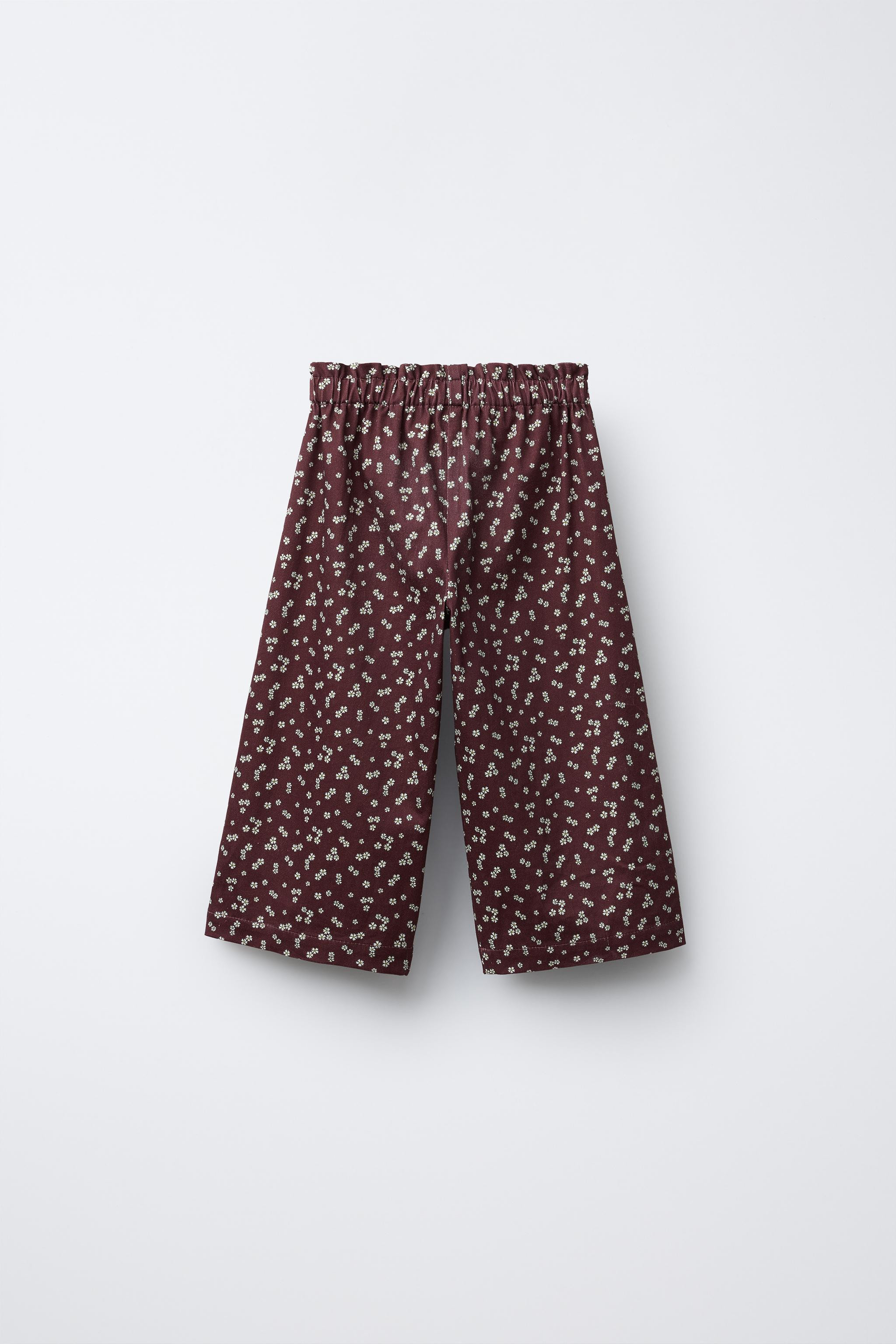FLORAL PRINT PANTS | Zara US
